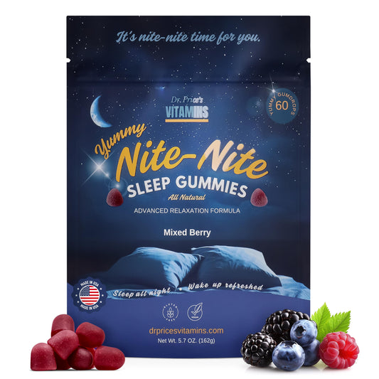 Dr. Price Sleep Gummies for Adults - 3 mg Melatonin Gummies Sleep Supplement - Sleep Aid Gummies for Adults