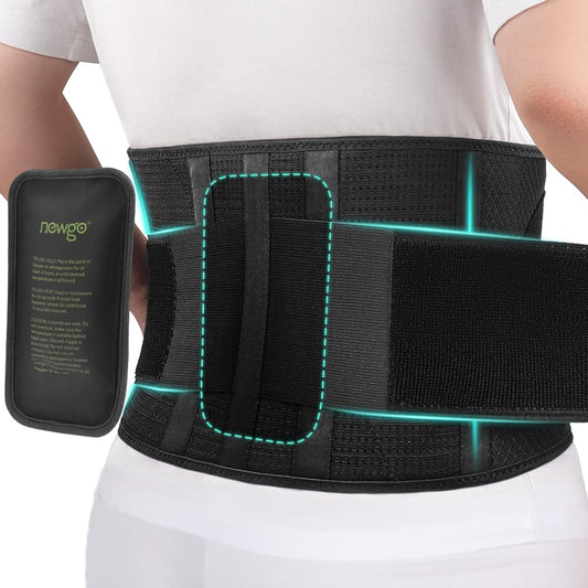 Lumbar Support Brace with Ice/Heat Pack